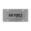Custom US Air Force License Plate - The Sky Is Not The Limit Personalize Name & Rank #000095