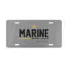 Custom US Marine Corps License Plate - Born in a Bar Built for War | Personalize Name & Rank #000096