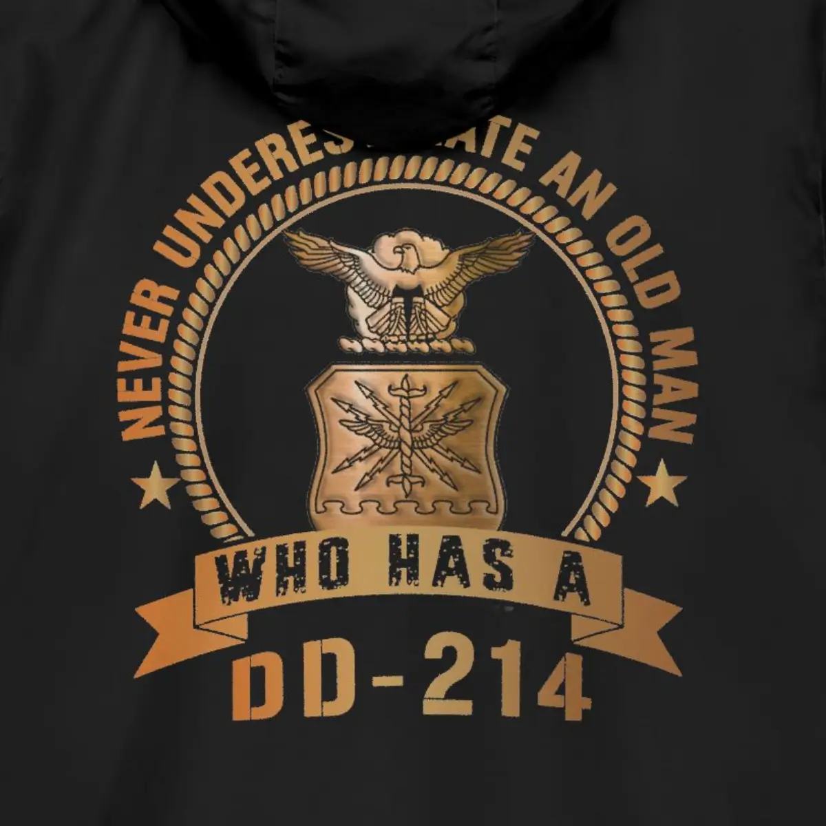 Customized DD-214 US Air Force Windbreaker Jacket #000037