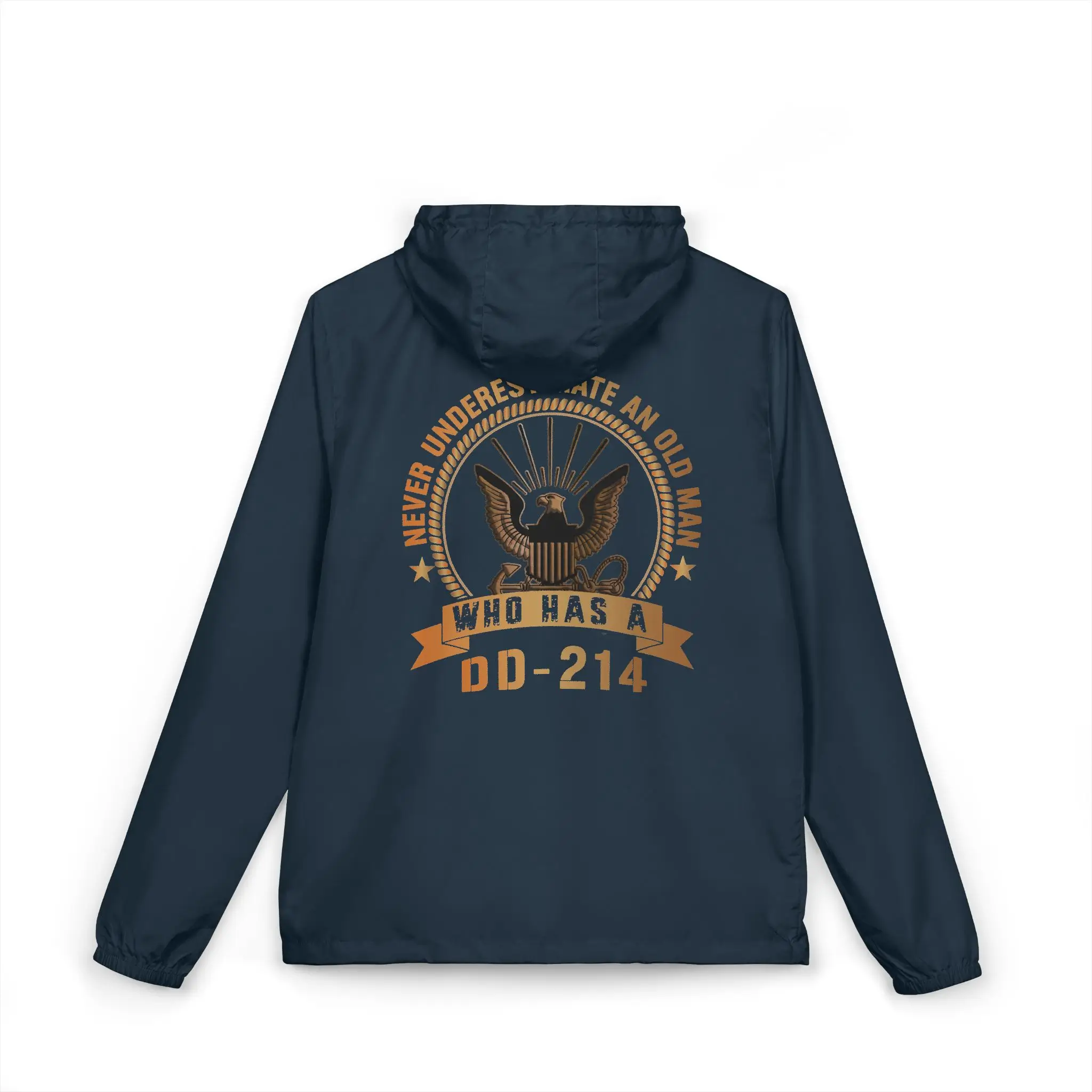 Customized DD-214 US nAVY Windbreaker Jacket #000039