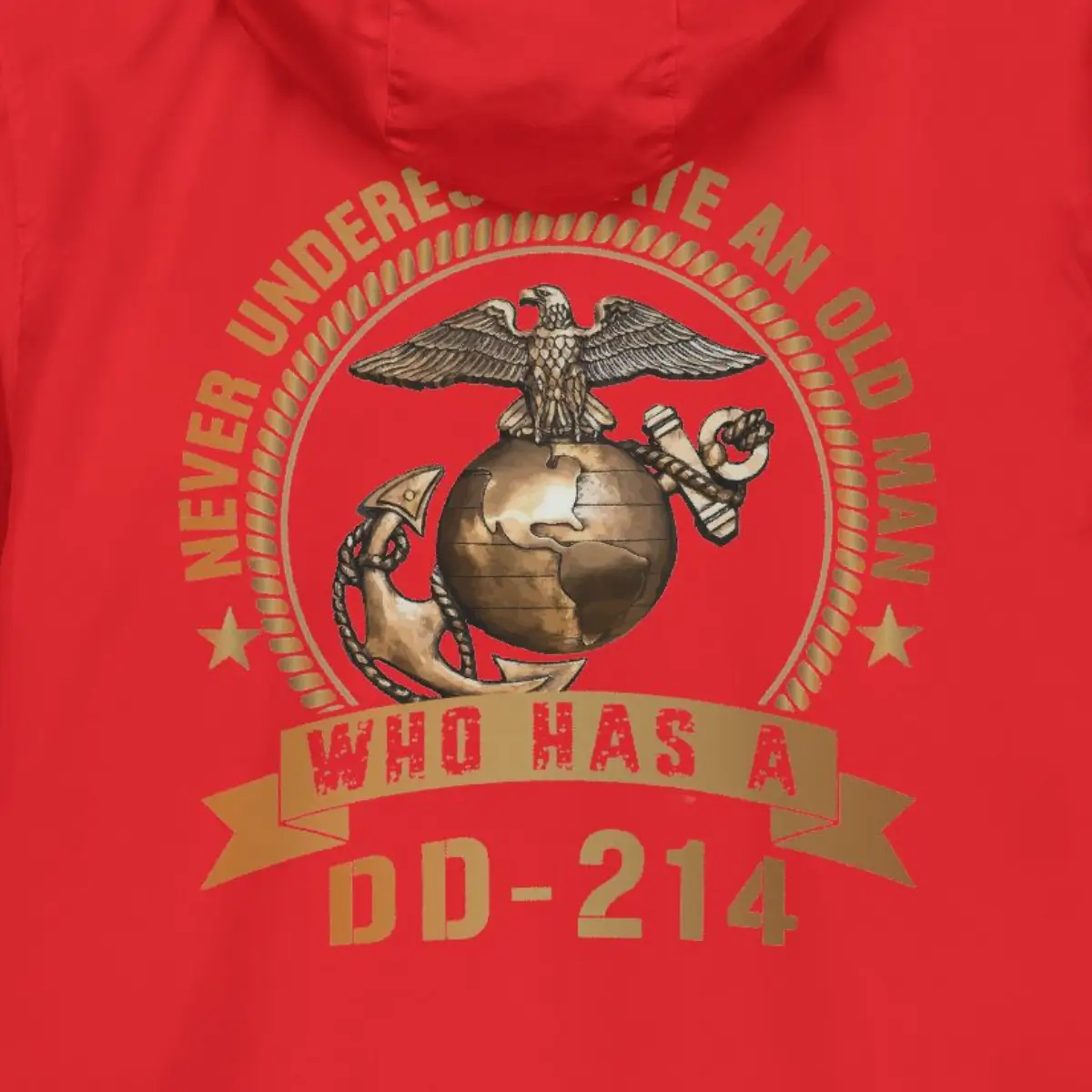 Customized DD-214 USMC Windbreaker Jacket #000036