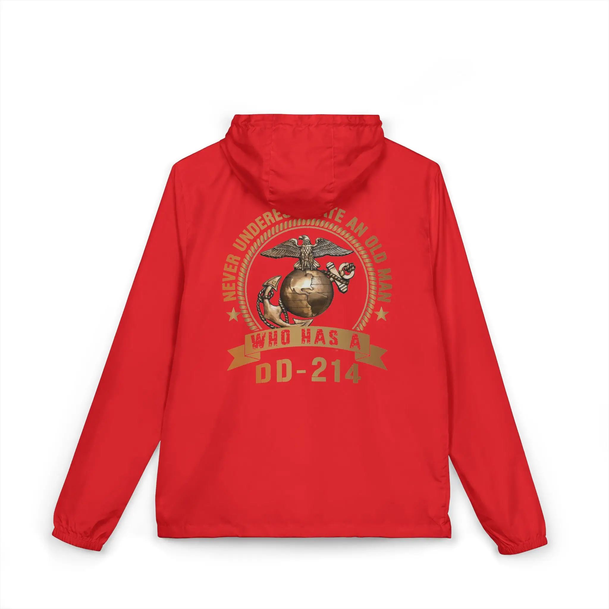 Customized DD-214 USMC Windbreaker Jacket #000036