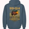 Customized DD-214 Veteran Zip Hoodie – Eagle Edition – Personalized Name & Service Years #000098