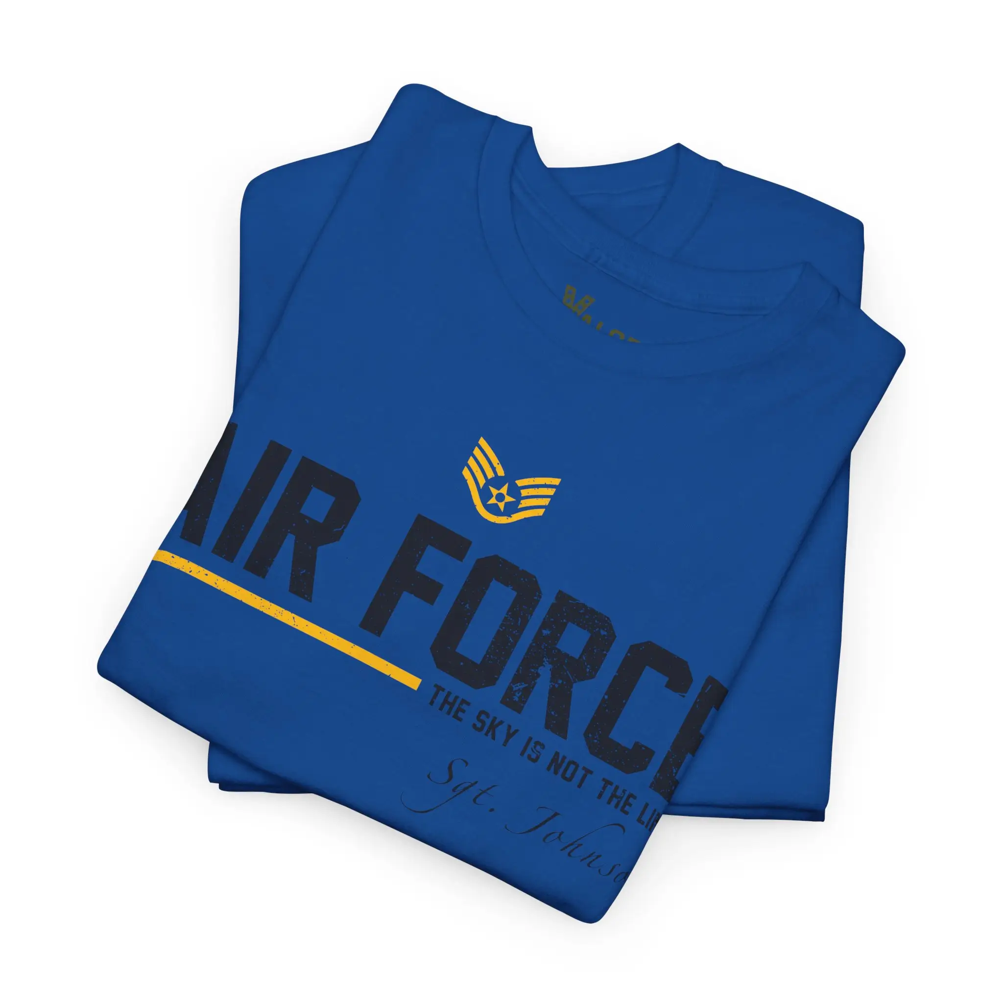 Customized U.S. Air Force “The Sky Is Not The Limit” T-Shirt – Personalized Veteran Edition#000095