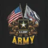 Customized U.S. Army Veteran T-Shirt – Personalized Rank & Name #00011