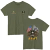 Customized U.S. Army Veteran T-Shirt – Personalized Rank & Name #00011
