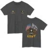 Customized U.S. Army Veteran T-Shirt – Personalized Rank & Name #00011