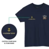 Customized U.S. Navy Veteran T-Shirt – Personalized Rank & Name #000111