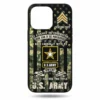 Customized US Military Branches - With My Blood, Sweat And Tears Phone Case