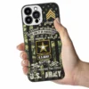 Customized US Military Branches - With My Blood, Sweat And Tears Phone Case