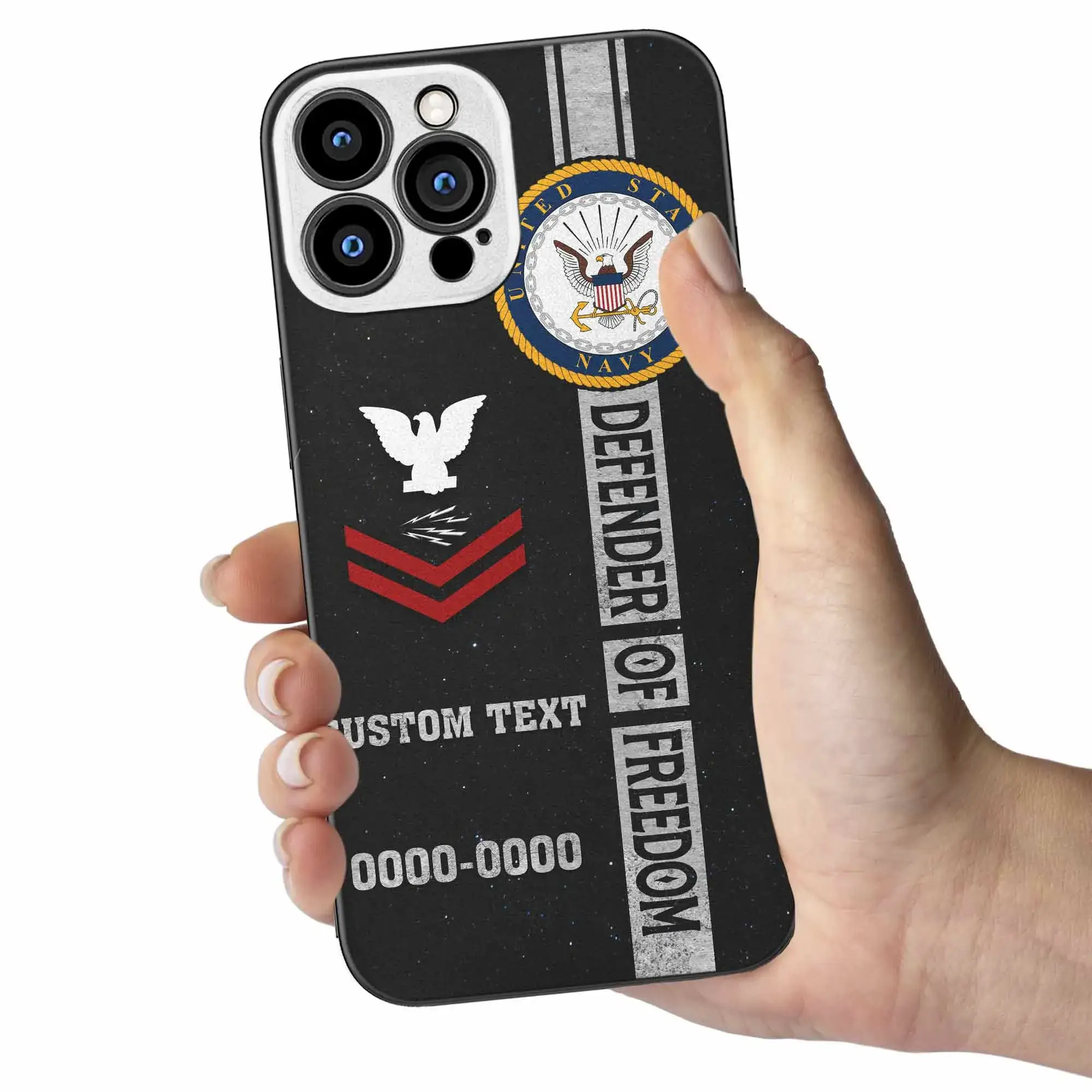 Customized US Military Defender Of Freedom Phone Case #000108