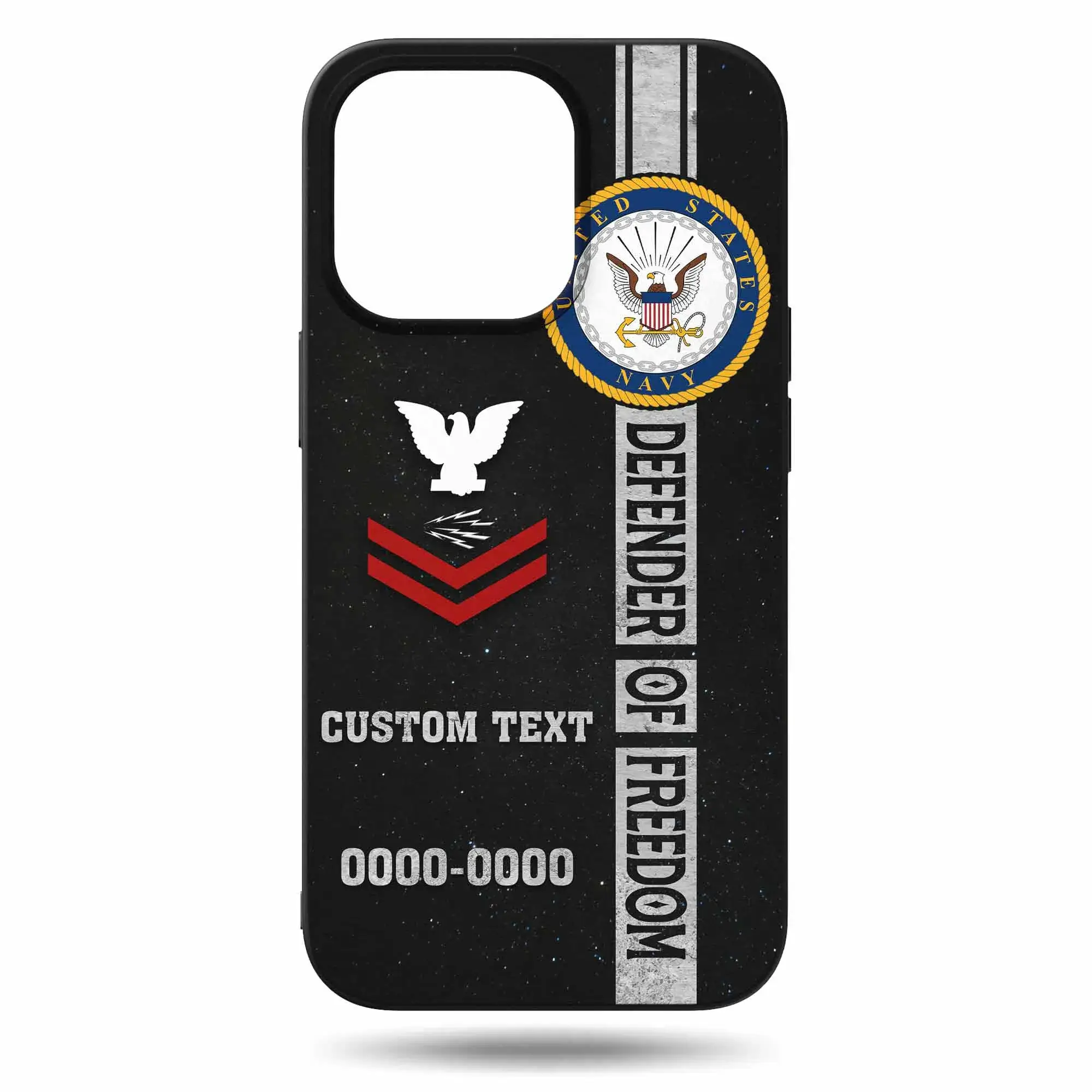 Customized US Military Defender Of Freedom Phone Case #000108