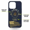 Customized US Military Golden Motto Pattern Phone Case #000105