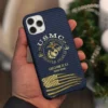 Customized US Military Golden Motto Pattern Phone Case #000105