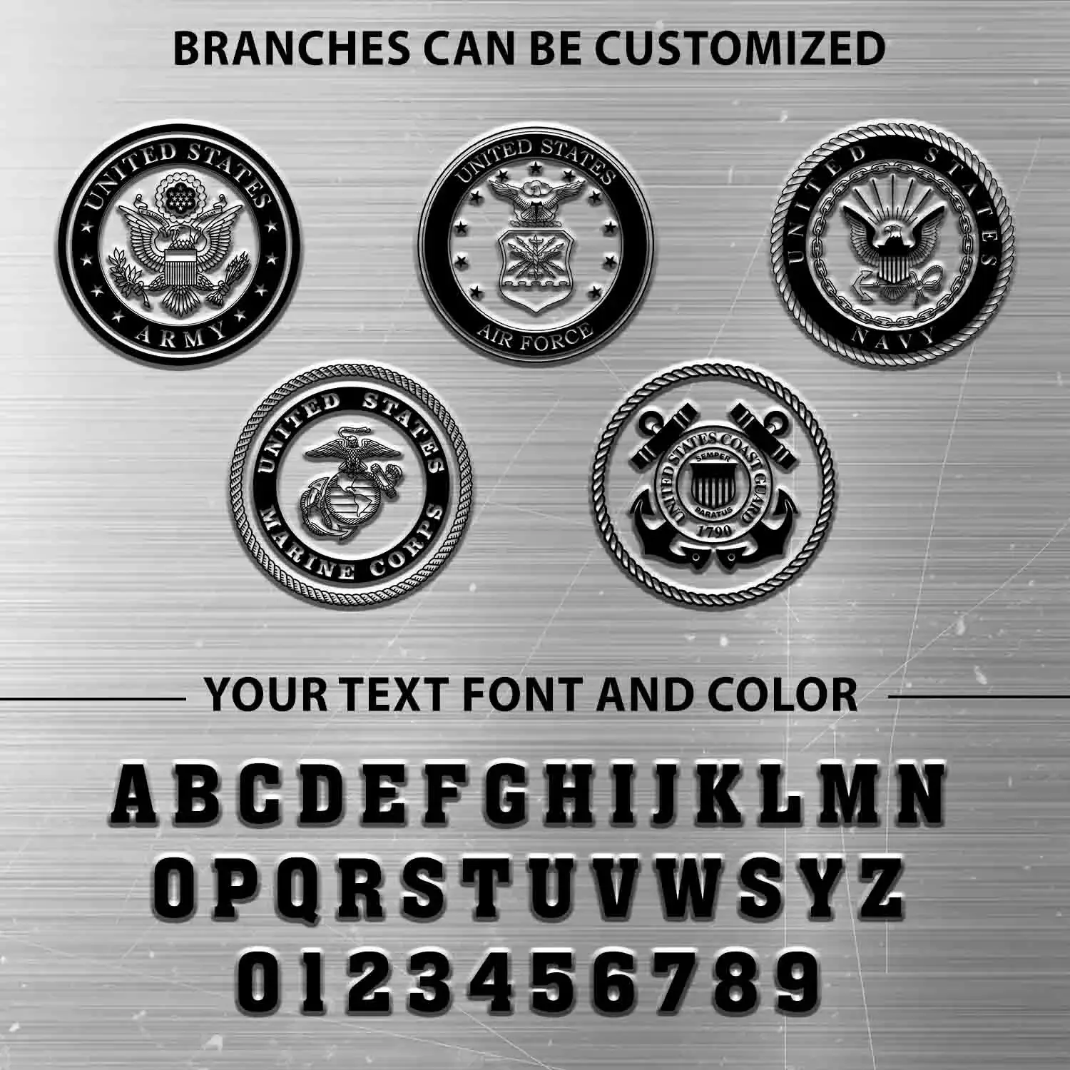Customized US Military Proudly Served Phone Case #000102 - Image 2