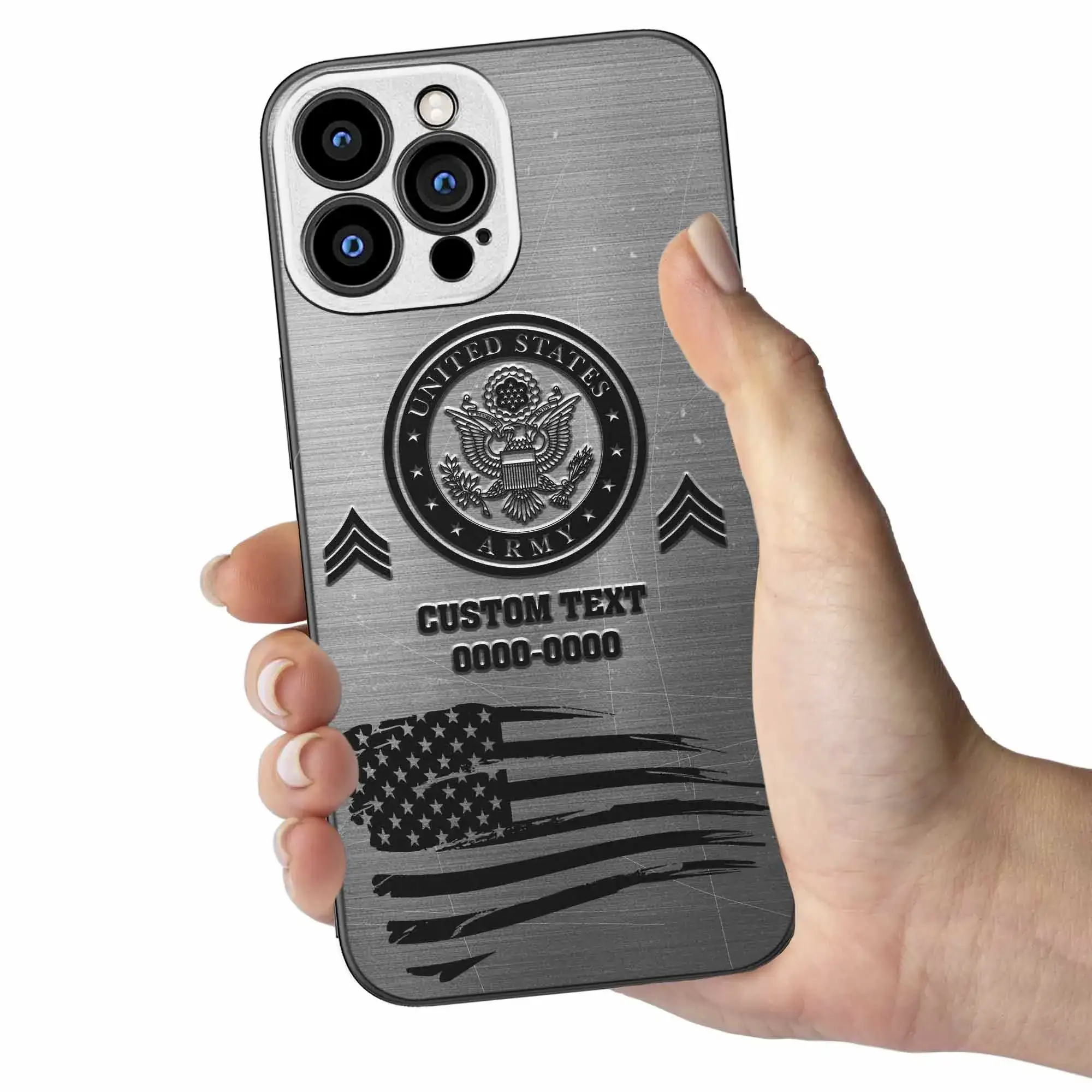 Customized US Military Proudly Served Phone Case #000102 - Image 4