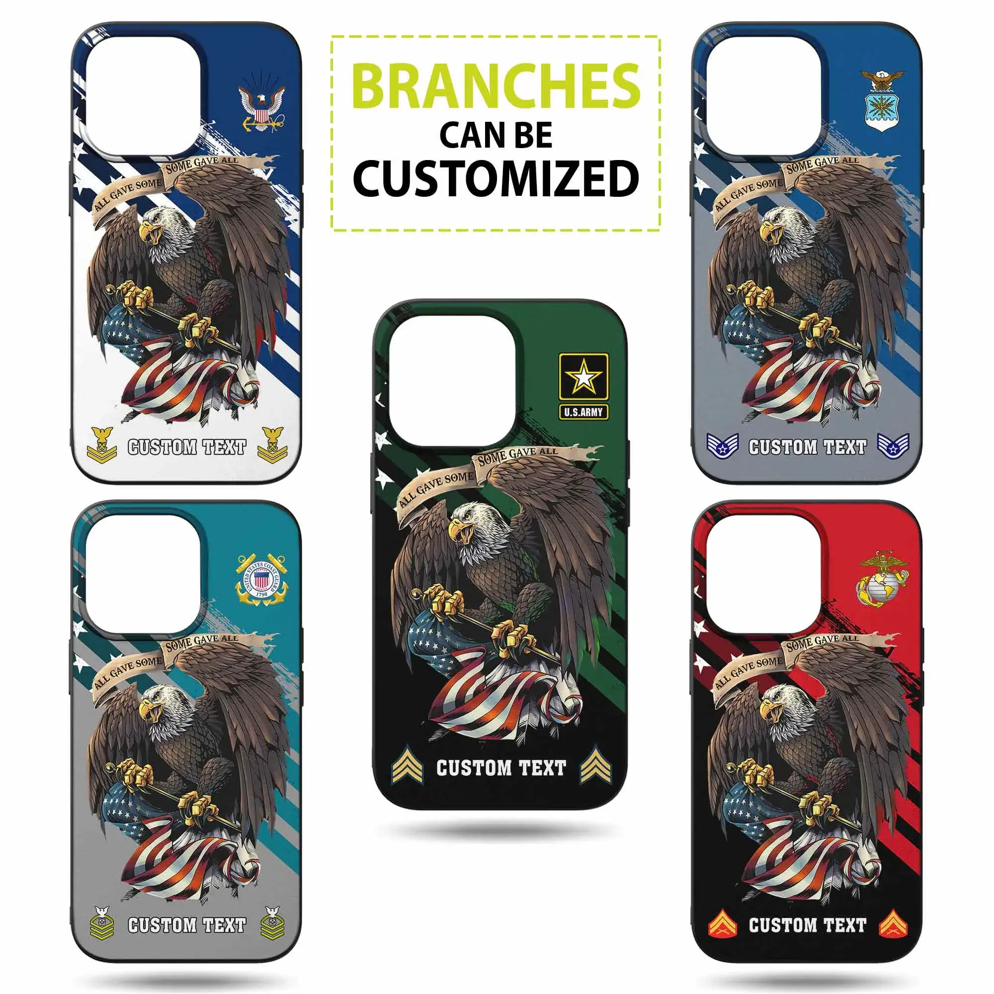 Customized US Veteran Phone Case Phone Case #000107
