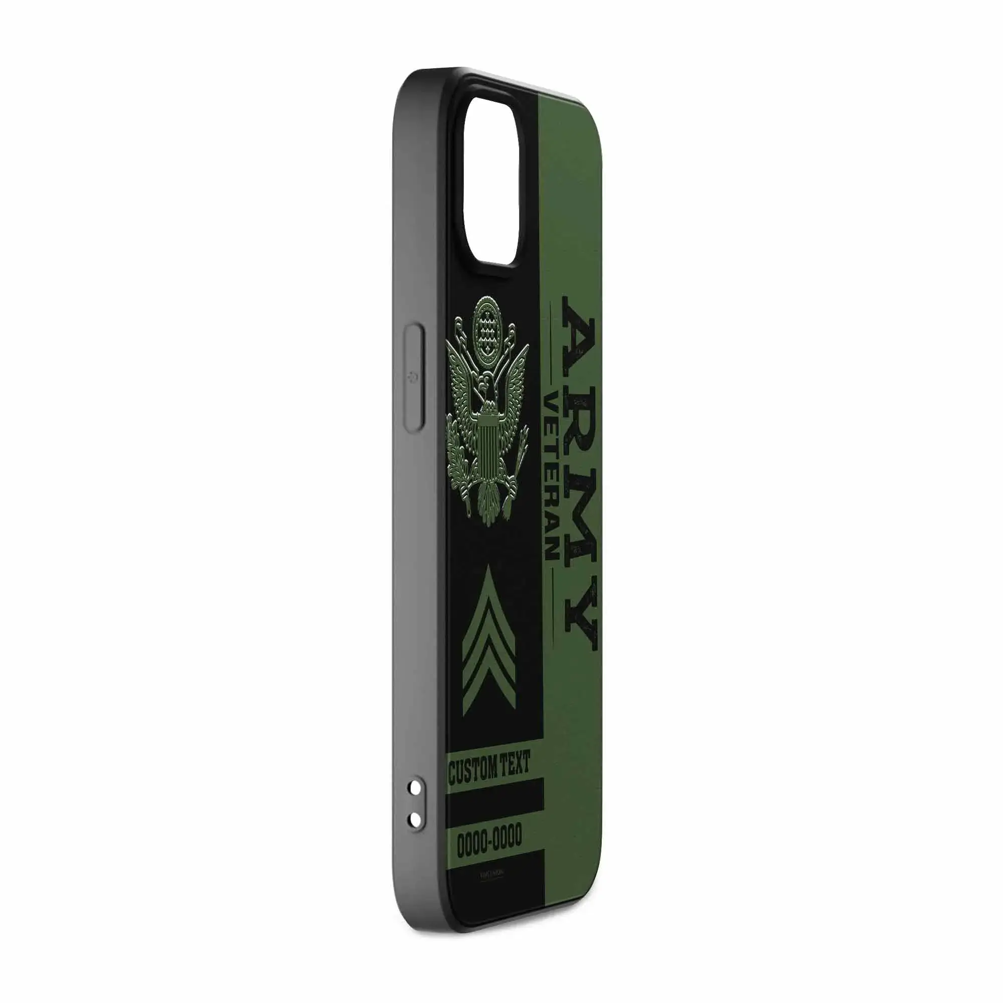Customized US Veteran Proudly Served Phone Case #000110