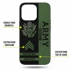 Customized US Veteran Proudly Served Phone Case #000110