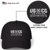 Customized USCG Veteran Embroidered Hat – Personal Rank, Name & Service Years #000075