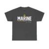 Customized USMC “Born In A Bar – Built For War” Marine T-Shirt – Personalized Name Edition #000096
