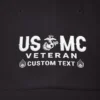 Customized USMC Veteran Embroidered Hat – Personal Rank, Name & Service Years #000074