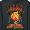 Customized USMC Veteran Zip Hoodie – Rank, Name & Service Years – Marine Corps Eagle & Rifles Design #000099