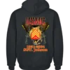 Customized USMC Veteran Zip Hoodie – Rank, Name & Service Years – Marine Corps Eagle & Rifles Design #000099