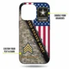 Customized United States Military Branches Veterans Phone Case #000103