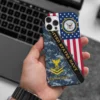 Customized United States Military Branches Veterans Phone Case #000103