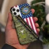 Customized United States Military Branches Veterans Phone Case #000103