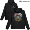 Personalized U.S. Coast Guard Windbreaker Jacket - Custom Name & Rank #000114