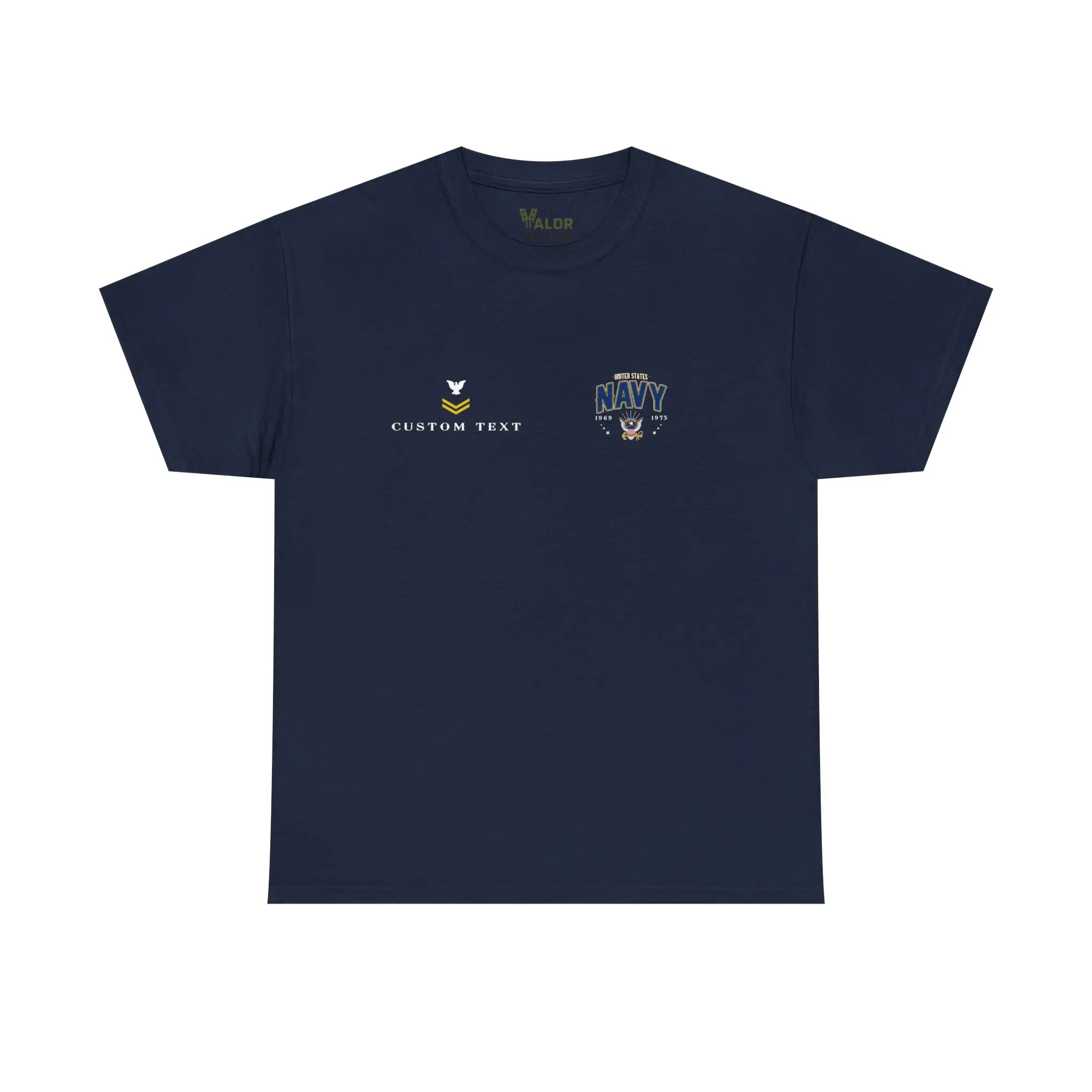 Custom United States Navy Veteran T-Shirt – Established 1775 - Personalize Name, Rank & Years #000042