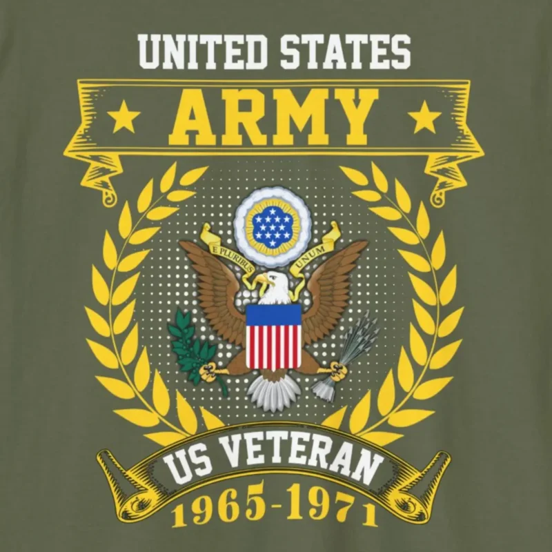 Custom United States Army Veteran T-Shirt| Personalize Name & Rank | Ships from USA #000117