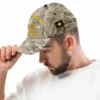 Custom Army Branch Veteran Camo Hat - Personalized MOSBranch, Rank, Name & Years #000173