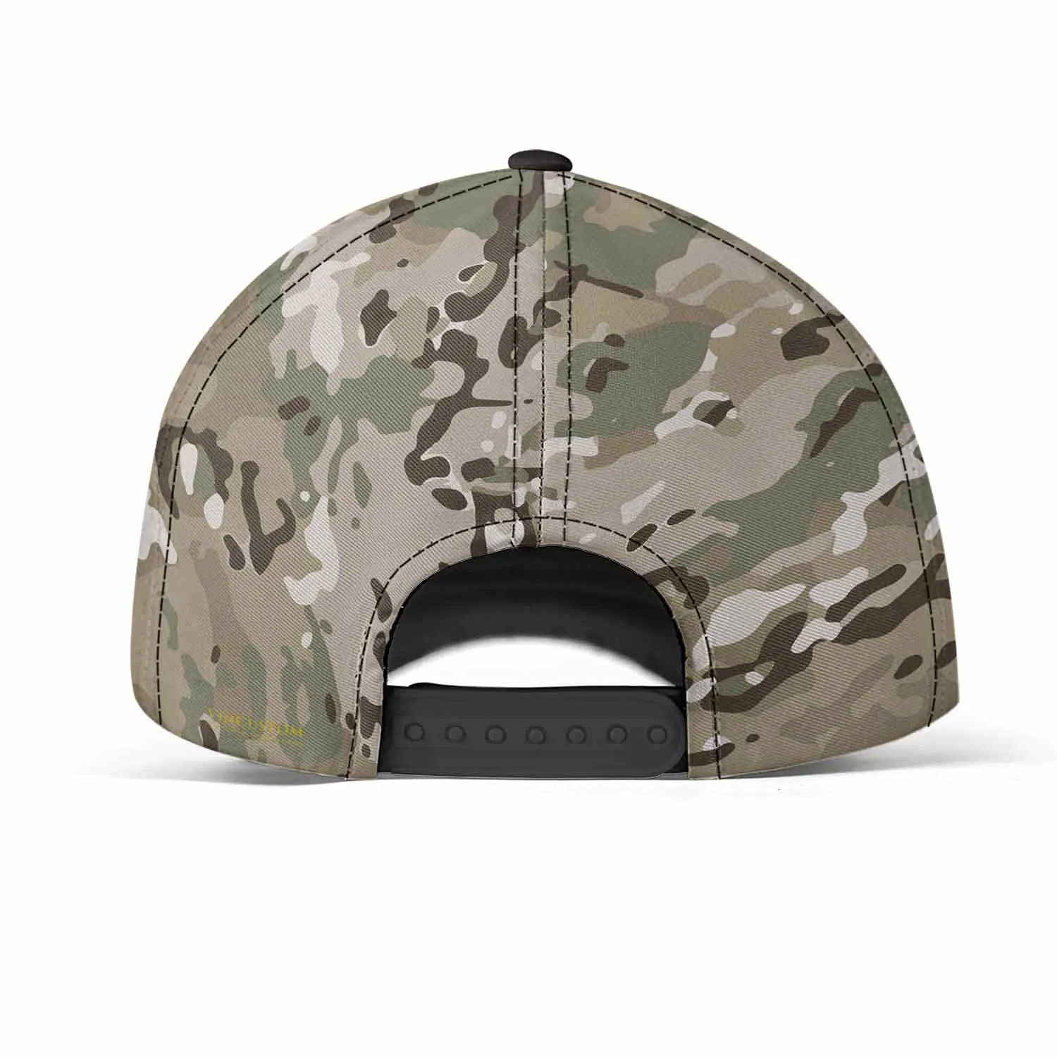 Custom Army Branch Veteran Camo Hat - Personalized MOSBranch, Rank, Name & Years #000173