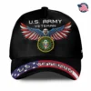 Custom Flag-Winged Eagle Veteran Hat - Personalized Branch, Rank, Name & Service Years #000171