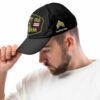 Custom Grumpy Old Veteran Hat - Personalized Rank, Name & Branch - Funny Military Cap #000165