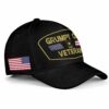 Custom Grumpy Old Veteran Hat - Personalized Rank, Name & Branch - Funny Military Cap #000165