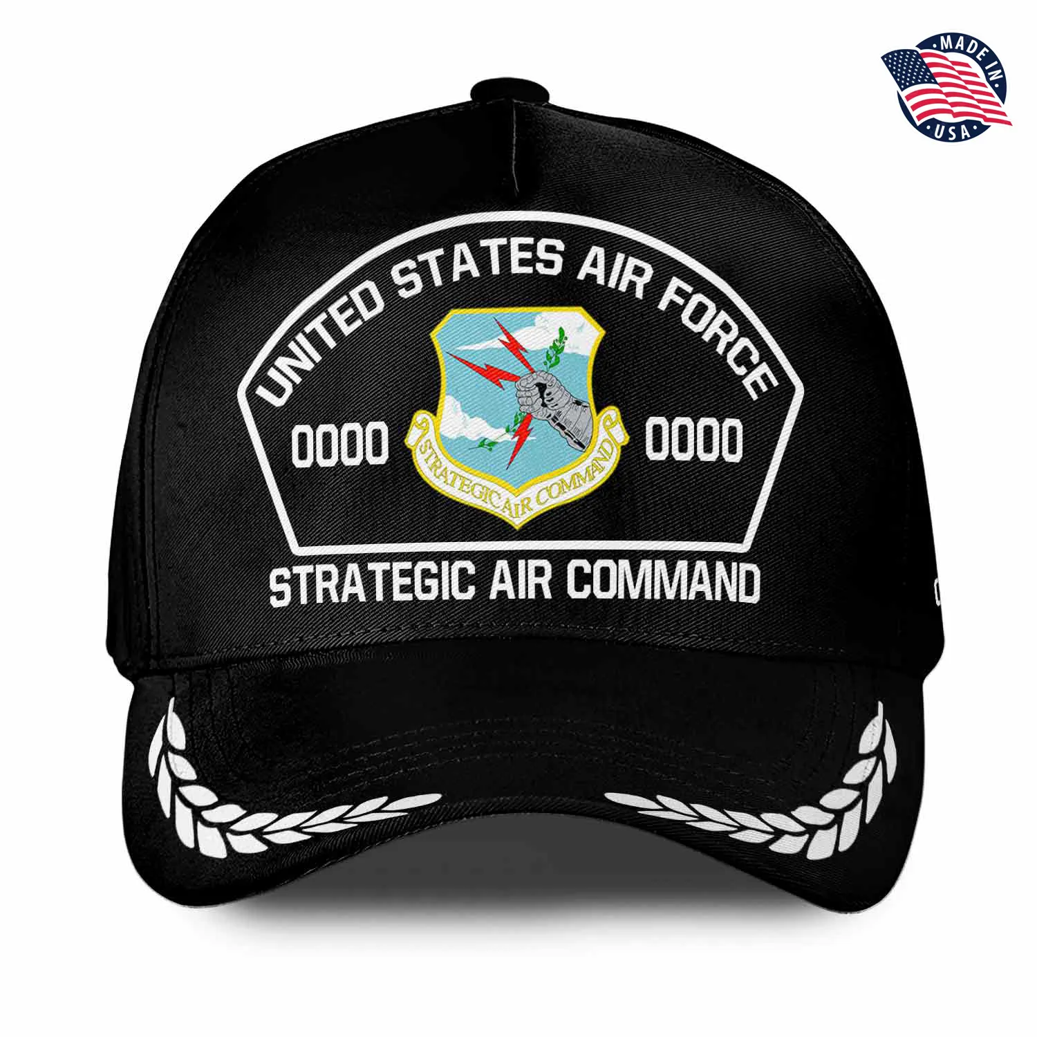 Custom Military Command Hat - Personalized Unit, Rank, Name & Service Year #000172