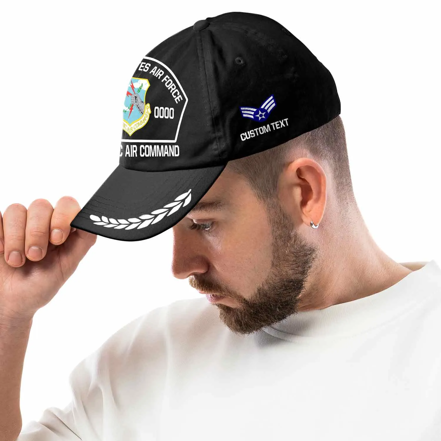 Custom Military Command Hat - Personalized Unit, Rank, Name & Service Year #000172