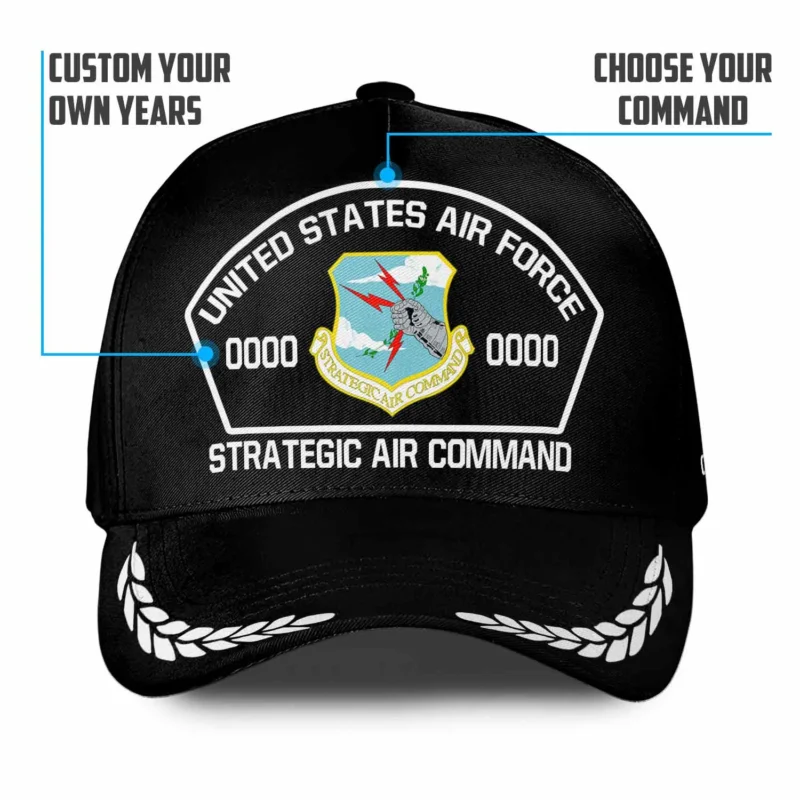 Custom Military Command Hat - Personalized Unit, Rank, Name & Service Year #000172