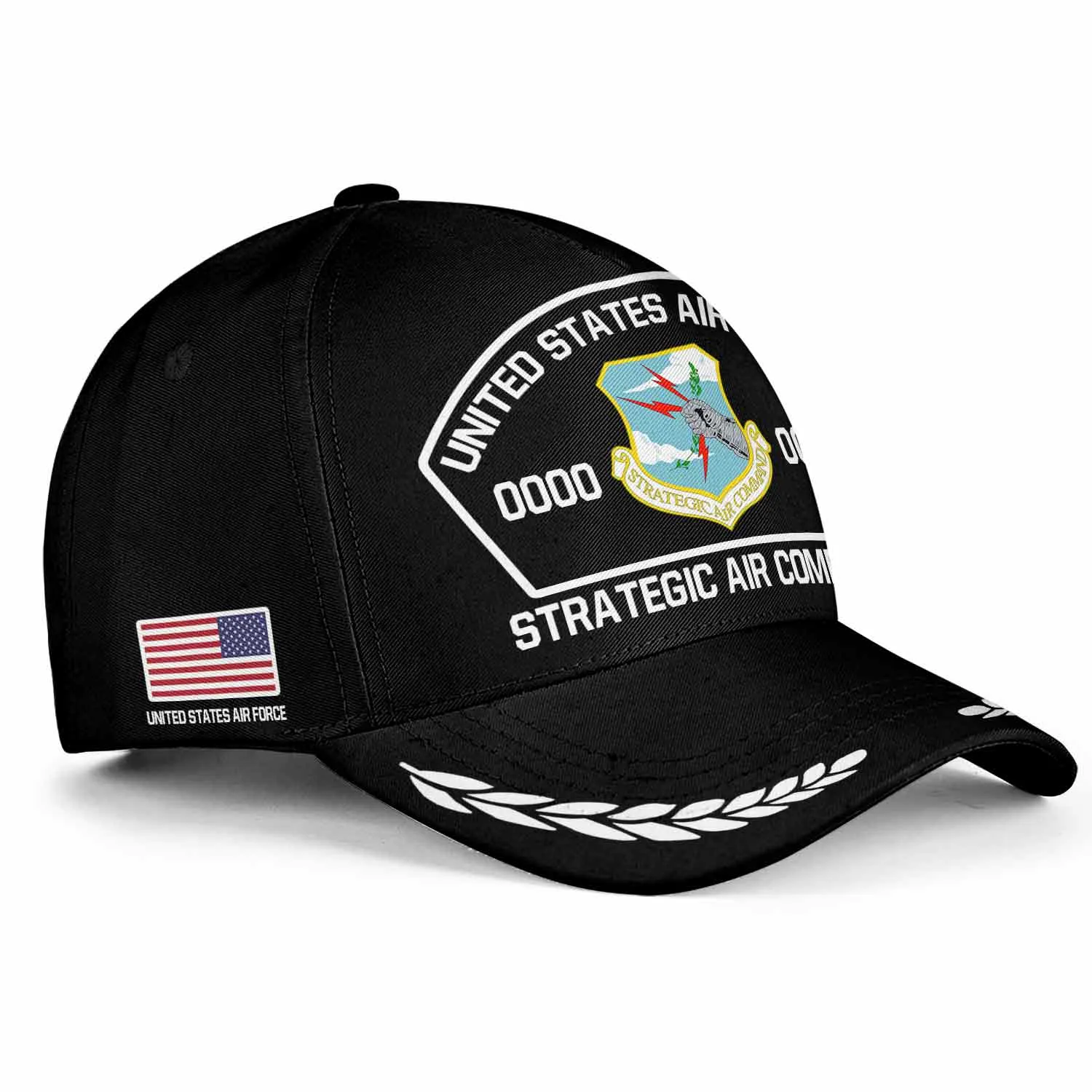 Custom Military Command Hat - Personalized Unit, Rank, Name & Service Year #000172