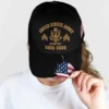 Custom Ripped Flag Veteran Hat - Personalized Branch, Rank, Name & Service Years #000170