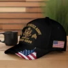 Custom Ripped Flag Veteran Hat - Personalized Branch, Rank, Name & Service Years #000170