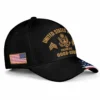 Custom Ripped Flag Veteran Hat - Personalized Branch, Rank, Name & Service Years #000170