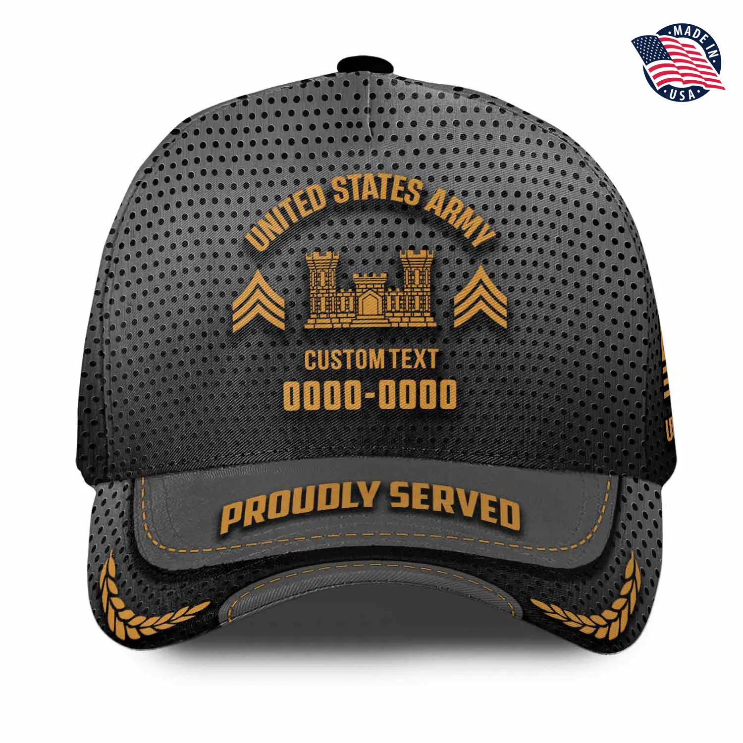 Custom United States Army Branches Printed Hat #000163
