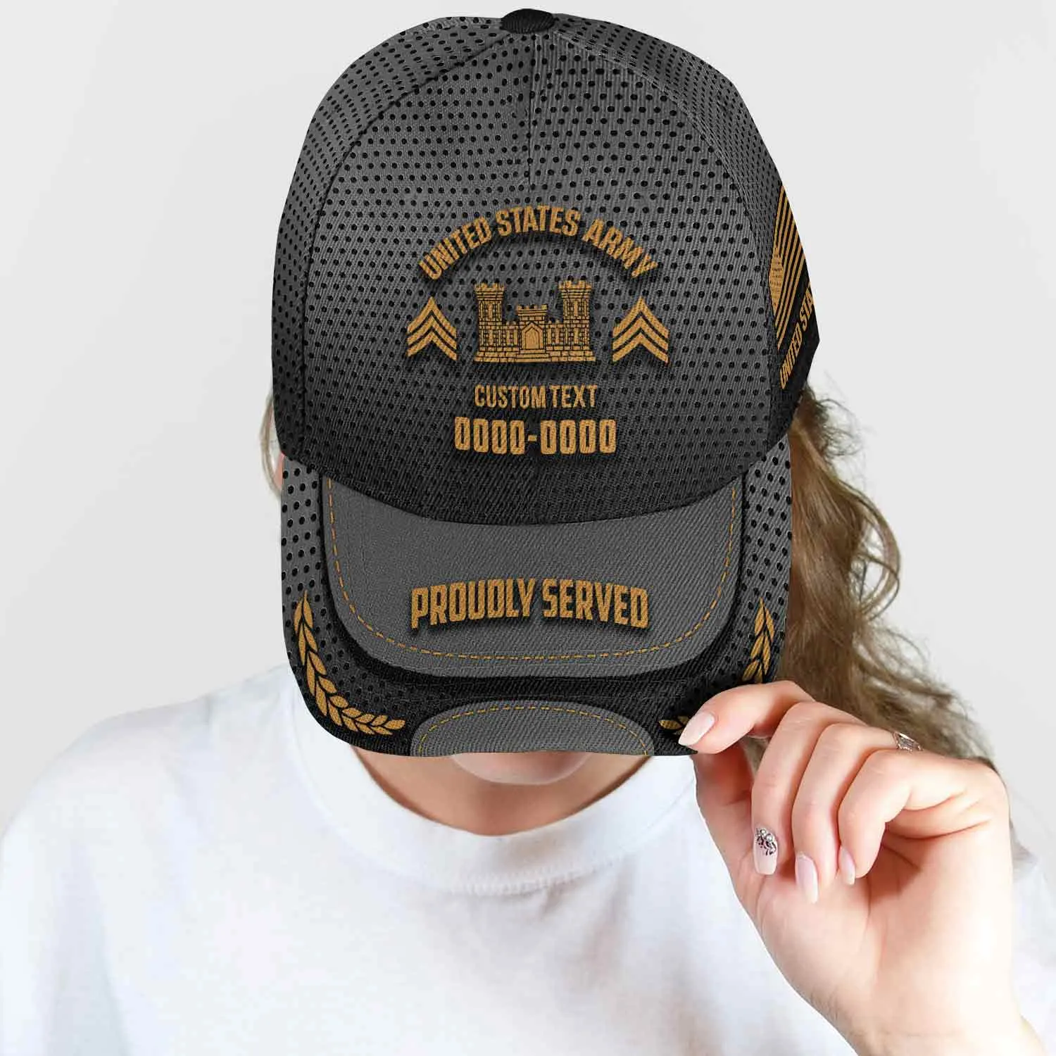 Custom United States Army Branches Printed Hat #000163