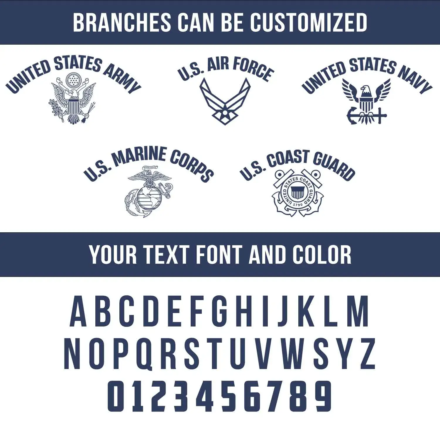 Custom Veteran Hat All Branches - White Honor The Fallen Cap #000158