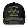 Custom Veteran Hat - Personalized Proudly Served Baseball Cap #000156